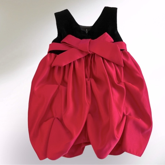 Beautiful Baby Girl American Princess Red & Black Dress 24 Months - Picture 4 of 5